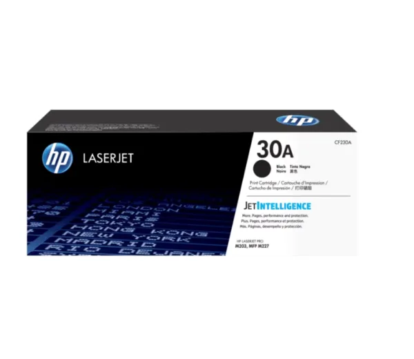 CF230A HP 30A Negro LaserJet Toner Cartridge (7452)