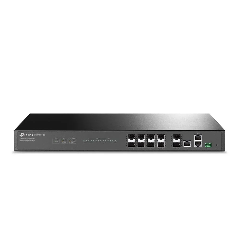 DS-P7001-08 OLT TP-Link GPON 8 puertos+2P 10G+1P Giga Uplink (3170)