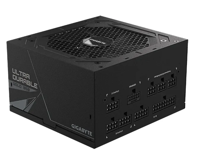Fuente Gigabyte 850W 80 plus Gold Ultradurable Full Modular PCIe 5.0 Black (3197)