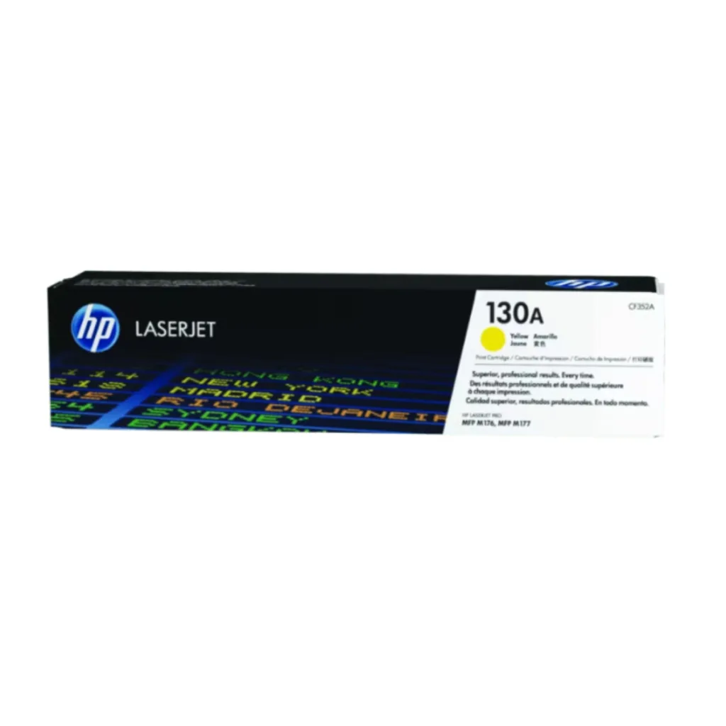 CF352A HP 130A M153/M176/M177 Yellow LJ Toner Crtg (9304)
