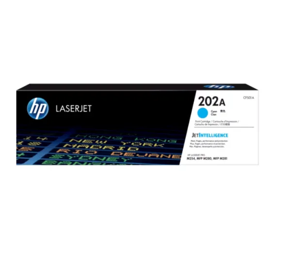 CF501A HP 202A Cyan LaserJet Toner Cartridge (7019)