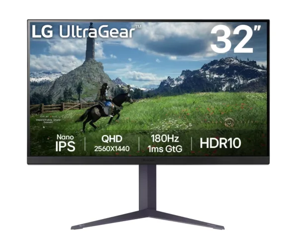 MONITOR LG 32 GAMER 32GS85Q-B NANO IPS QHD 180 Hz (II) (1779)