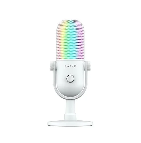 Microfono Razer Seiren V3 Chroma RGB USB White Edition (0472)