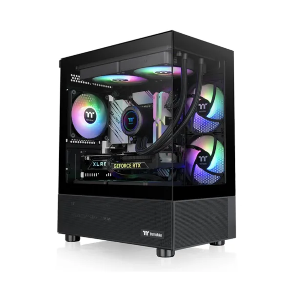 Gabinete TT View 170 Micro Chassis TG x2 Fan ARGB x3 Black (5332)