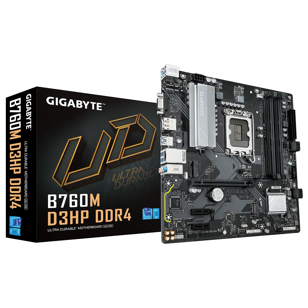 Mother Gigabyte B760M D3HP DDR4 1700 (12va/13va/14va Gen) (2848)