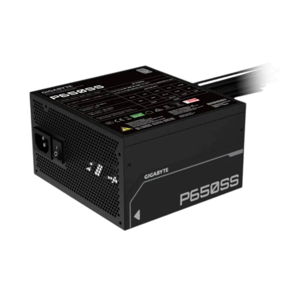 Fuente Gigabyte 650W 80 Plus Silver ATX 3.1 Black (5122)