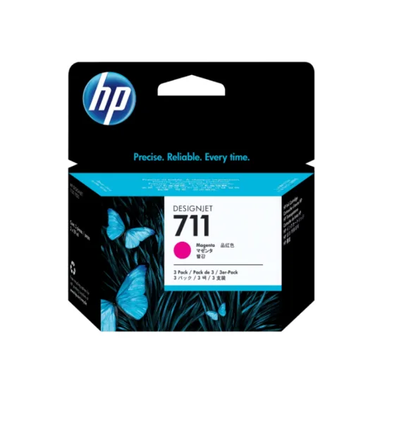 CZ135A HP 711 Pack x3 Magenta Ink Cartridge 29ml (1188)