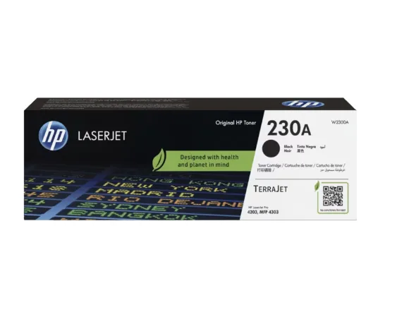 W2300A HP 230A Black Original LaserJet Toner Cartridge (0334)