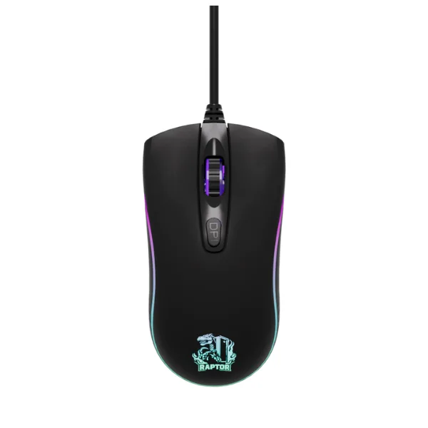 Mouse Gamer Raptor Storm Grip 4 botones 3600dpi 7 colores (2160)