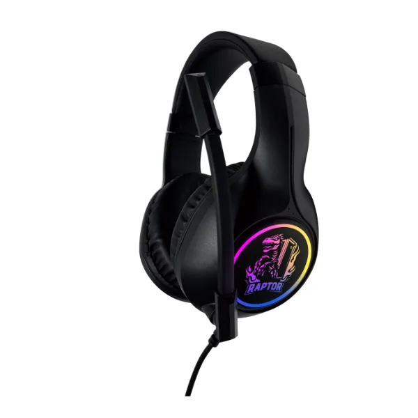 Auricular Gamer Raptor Shadow Core RGB 7.1 cancelacion sonido USB (2184)