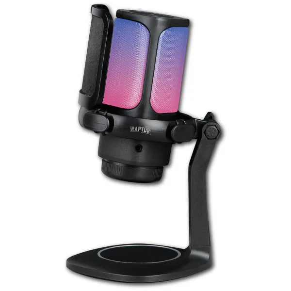 Microfono Raptor Vox RGB USB p/Streaming (7015)
