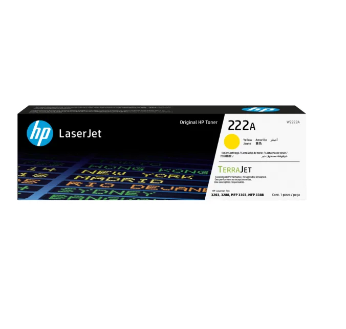 W2222A HP 222A Yel LJ Toner Cartridge (6387)