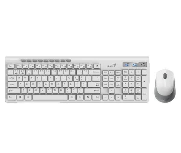 Teclado + Mouse Genius SlimStar 8230,AI,White,SP,BT+2.4GHz (0547)