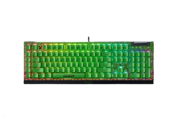 Teclado Razer BlackWidow V4 X Mechanical RGB (Green Switch) Minecraft Edition (2936)