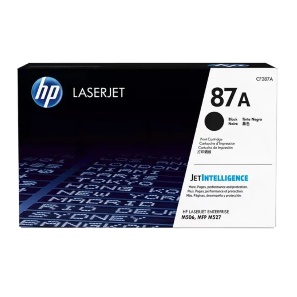 HP 87A Black LaserJet Toner Cartridge CF287A (2894)
