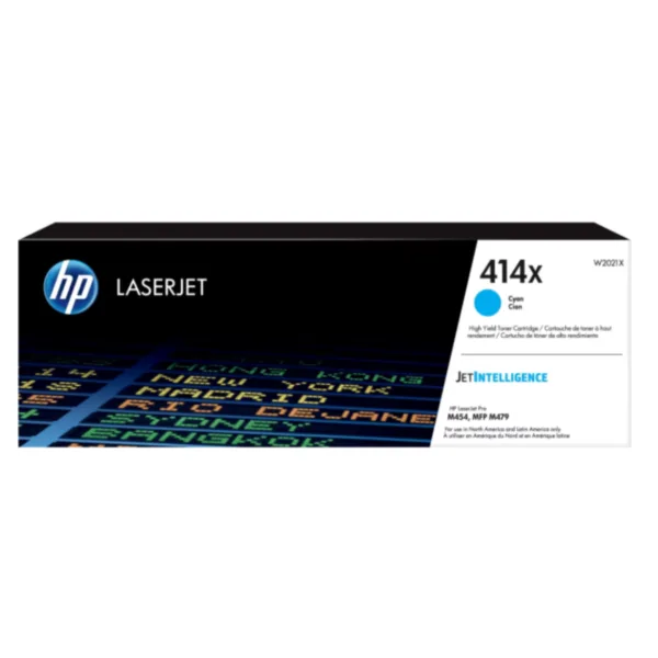 HP 414X Cyan LaserJet Toner Cartridge W2021X (6313)