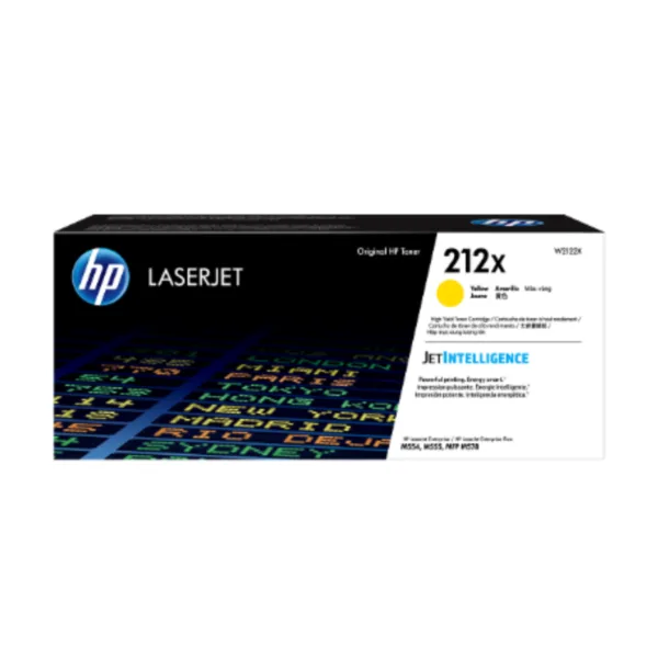 HP 212X HY YELLOW Toner Cartridge W2122X (8919)
