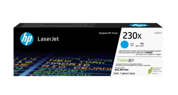 HP 230X Cyan Original LaserJet Toner W2301X (0389)