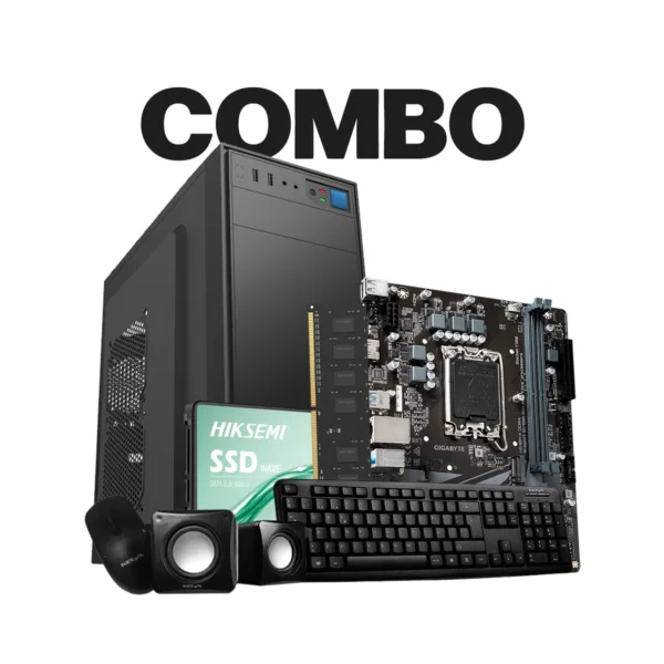 Pc Kelyx Kit 728-20 / MB Gigabyte H610 / Mem Hiksemi 8G 3200 / SSD Hiksemi 240G