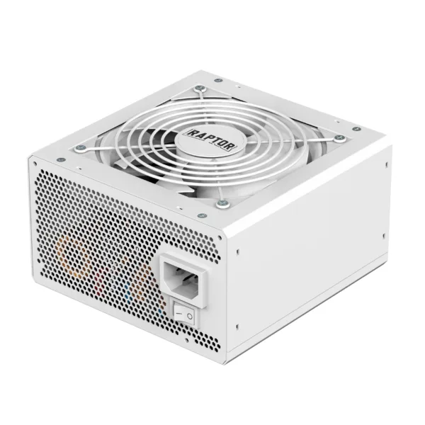 Fuente Raptor Volt 1000W 80 Plus Gold Full Modular PCIe 5.1 Blanca (7640)