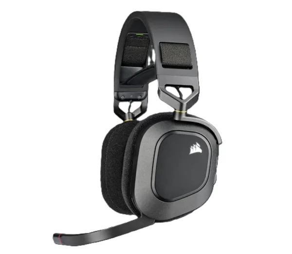 Auricular Corsair HS80 RGB Wireless Spatial Audio Carbon (5940)