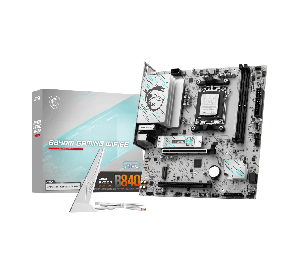 Mother MSI B840M GAMING WIFI6E DDR5 AM5 (Serie 7000/8000/9000)(8668)