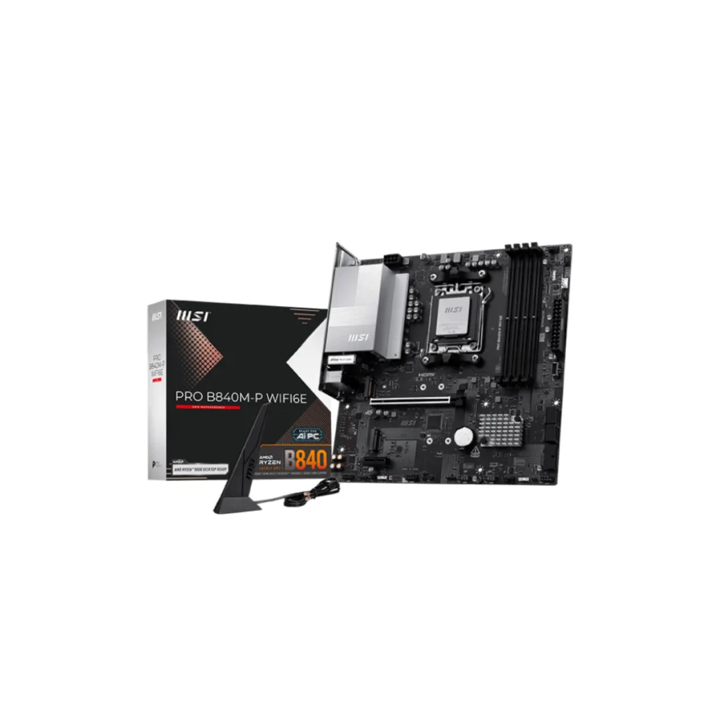 Mother MSI PRO B840M-P WIFI6E DDR5 AM5 (Serie 7000/8000/9000) (1804)