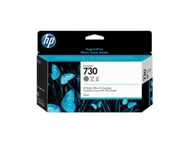 P2V66A HP 730 130-ml Gray Ink Crtg (6975)