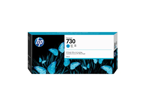 P2V68A HP 730 300-ml Cyan Ink Cartridge (1265)