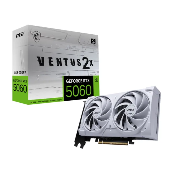 VGA MSI GeForce RTX 5060 8G VENTUS 2X OC WHITE (4296)
