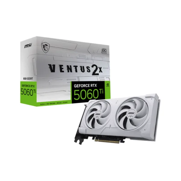 VGA MSI GeForce RTX 5060 Ti 8G VENTUS 2X OC WHITE PLUS (0304)
