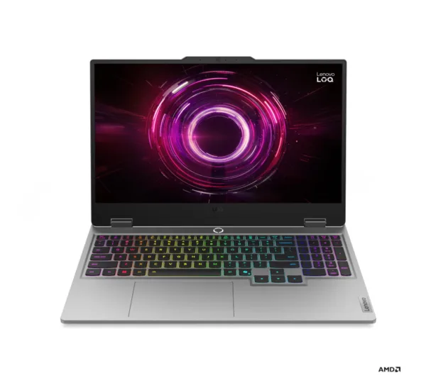 Notebook Lenovo LOQ 15AHP10 15.6" FHD 144HZ R7 250 IA 16GB 5600 +SLOT LIBRE DDR5 512GB NVME RTX5050 8GB GDDR7 SIN SO (9206)