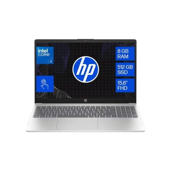 Notebook HP OPP 15-fd0333la i3-c3-100U 15 FHD/Touch 8GB/512 IPS 300 nits Windows® 11 Home (0607)