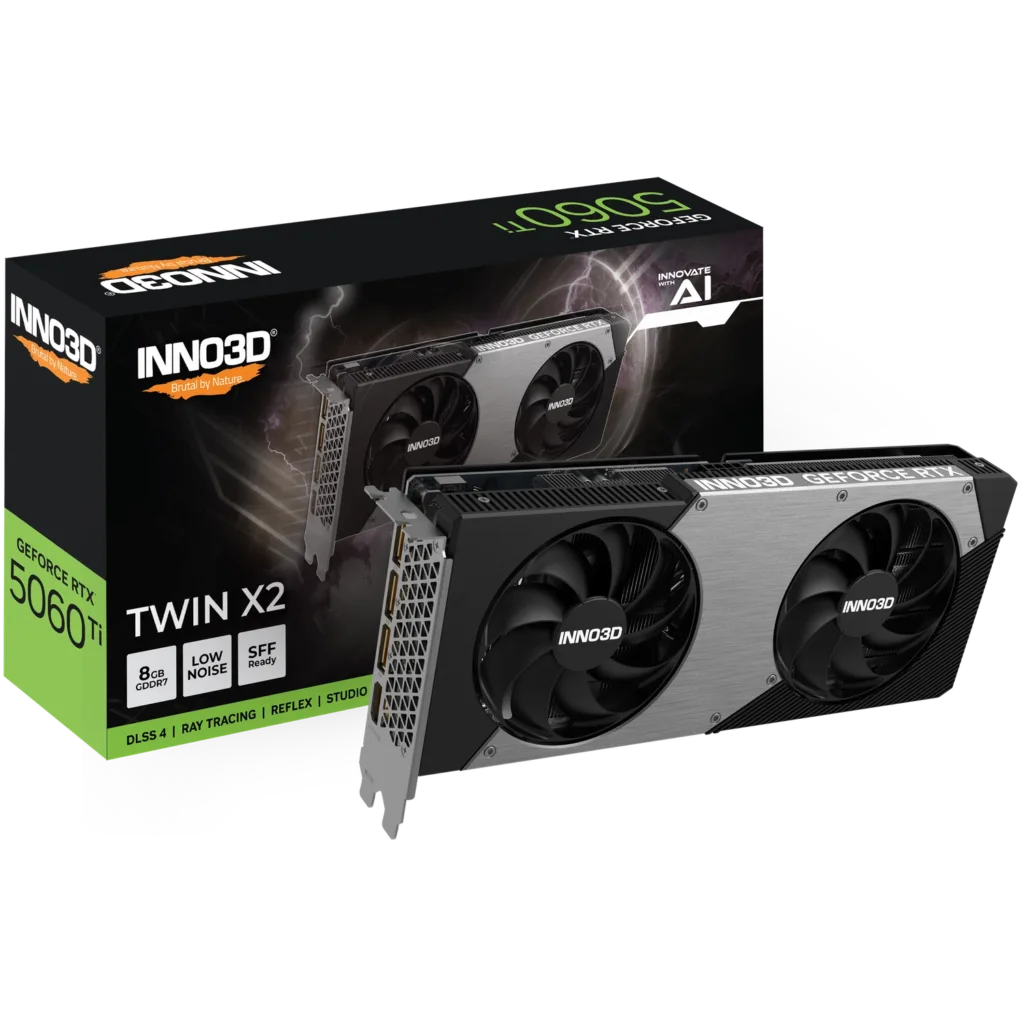 Placa de Video INNO3D NVIDIA Geforce RTX 5060 Ti 8GB GDDR7 TWIN X2
