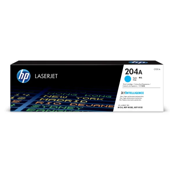 Tóner HP 204A Cian