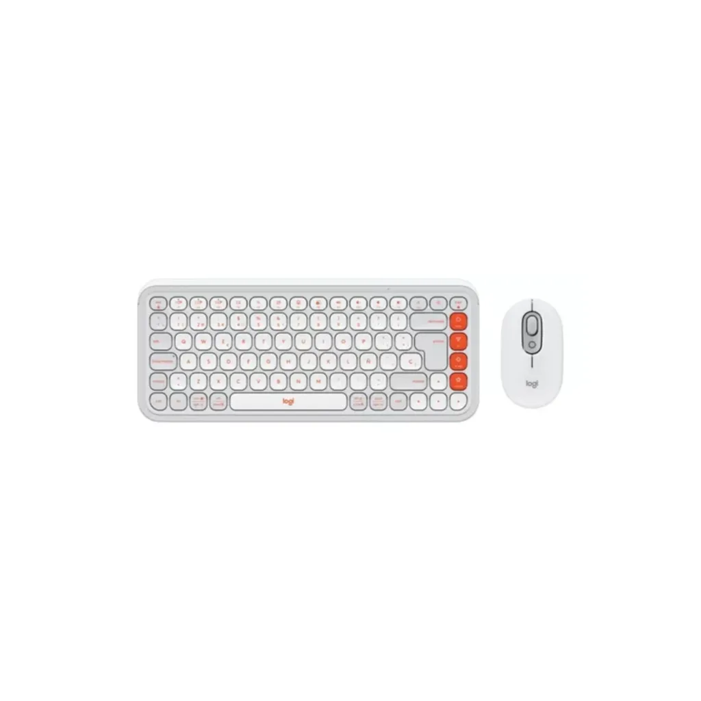 Combo Inalámbrico Logitech POP Icon Blanco
