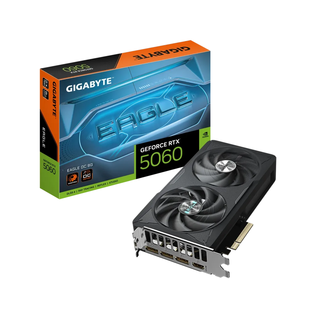 Placa de Video GIGABYTE NVIDIA GeForce RTX 5060 EAGLE OC 8G
