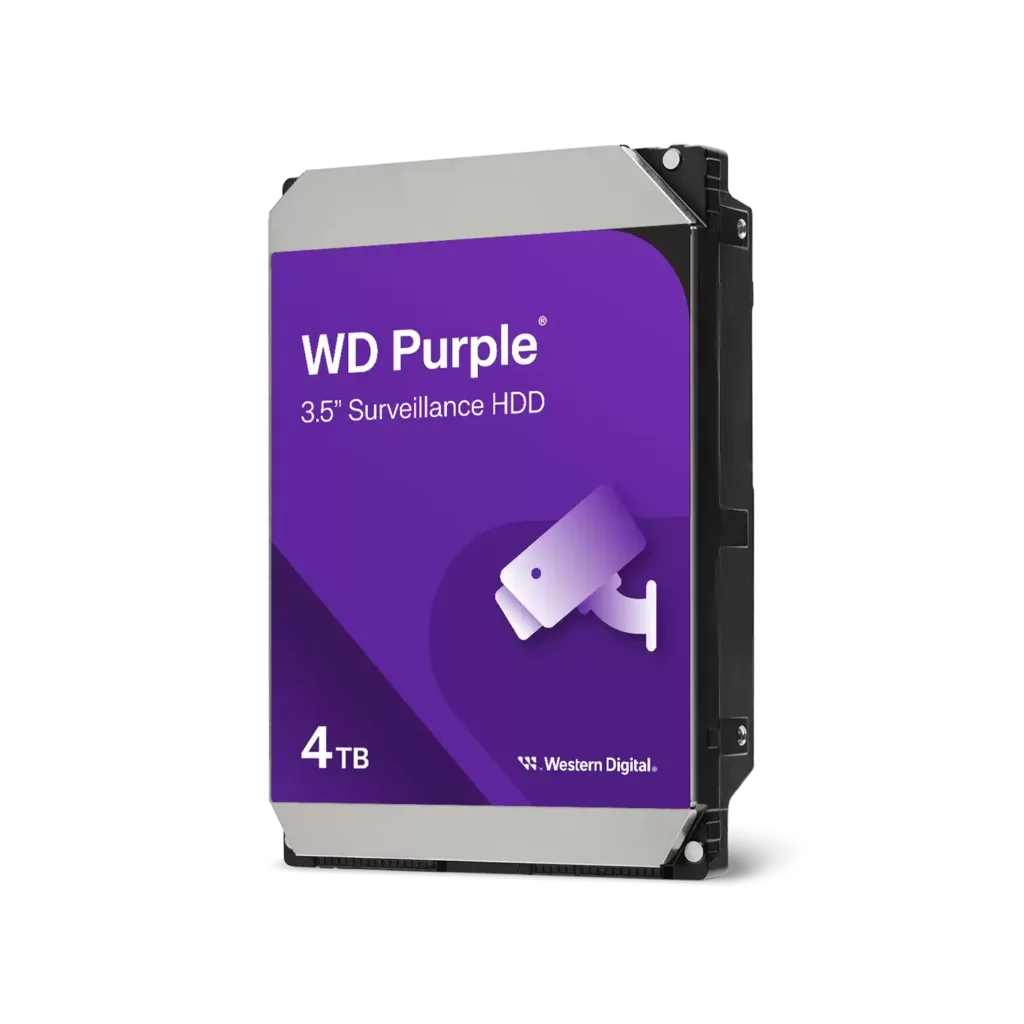 Disco Interno HDD WESTERN DIGITAL Purple 4TB 3.5" SATA 3.0 128MB