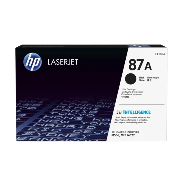 Tóner HP 87A Negro
