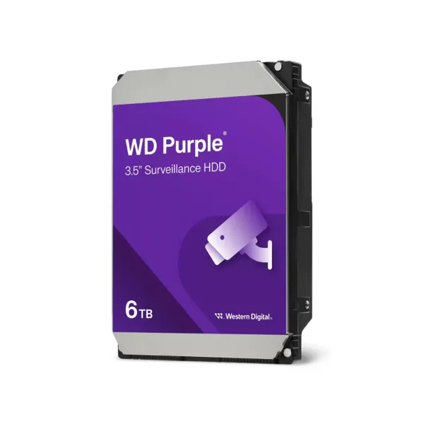 Disco Interno HDD WESTERN DIGITAL Purple 6TB 3.5" SATA 3.0