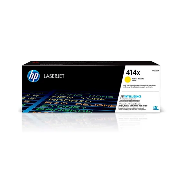 HP 414X Yellow LaserJet Toner Cartridge