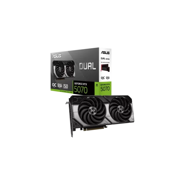 Placa de Video ASUS NVIDIA GeForce DUAL RTX5070 O12G GDDR7