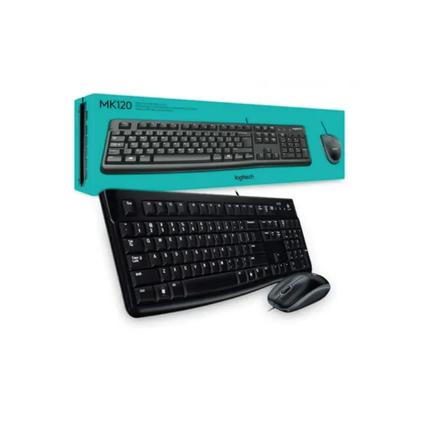 Combo Teclado y Mouse Logitech MK120 Español