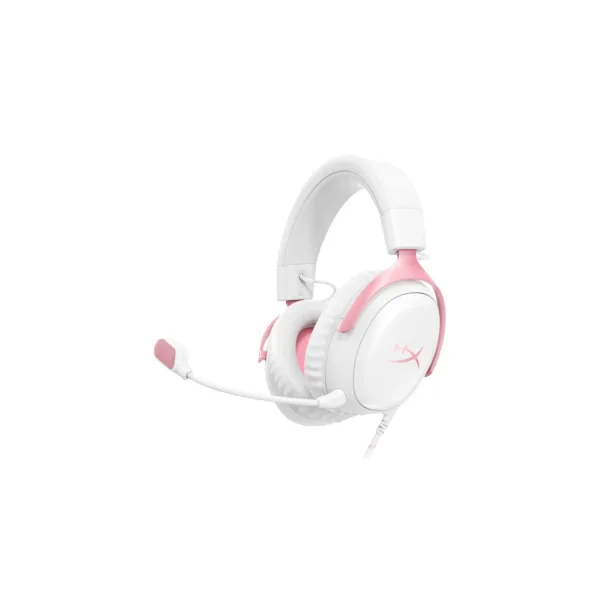 Auricular HyperX Cloud III Cableado - (Blanco/Rosa)