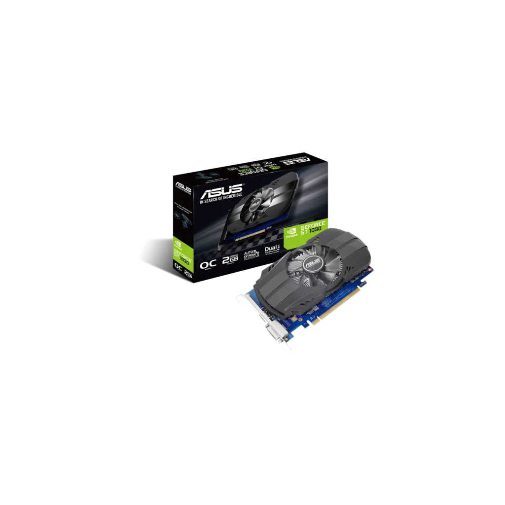 Placa de Video ASUS NVIDIA GeForce Phoenix PH-GT1030 O 2GB GDDR5