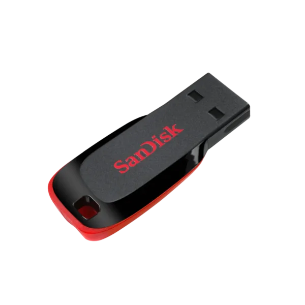 Pen Drive SANDISK Cruzer Blade 128GB USB 2.0 Tipo A Negro