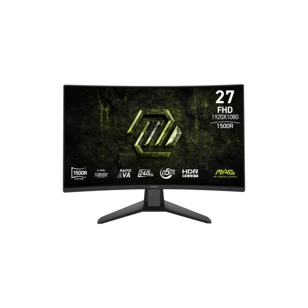 Monitor MSI MAG 274CF X24 27″ VA FHD 240Hz  0.5ms  Curved FICHA USA