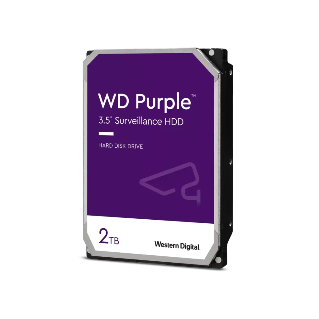 Disco Interno HDD WESTERN DIGITAL Purple 2TB 3.5" SATA 3.0 5400rpm