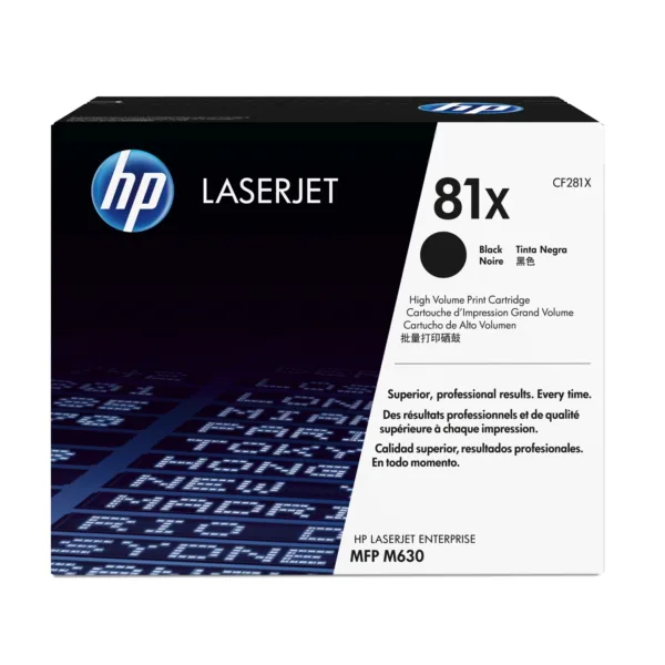 Tóner HP 81X Negro