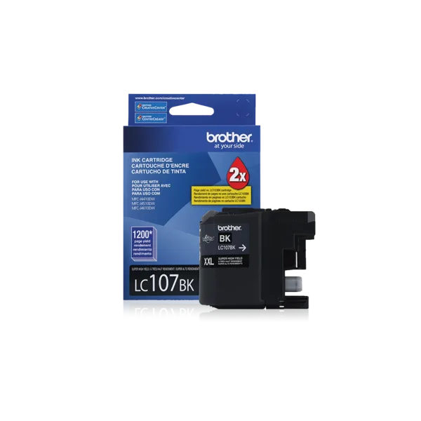 Cartucho tinta LC107BK Negro